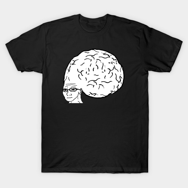 Big Brain Meme T-Shirt by artsylab